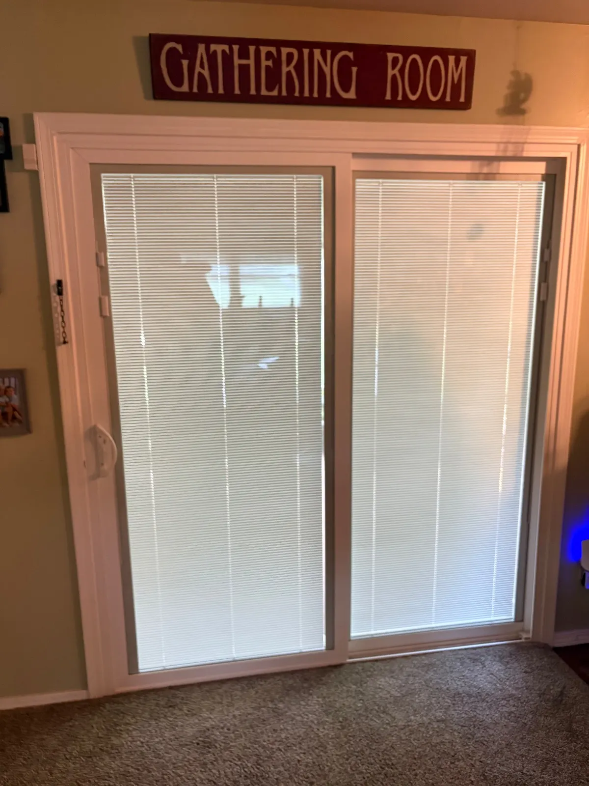 New sliding glass door — after